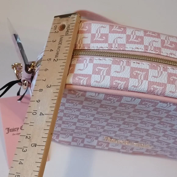 Juicy Couture crossbody pink Bag| Geo pink Diamond over the shoulder bags NWT - Picture 10 of 14